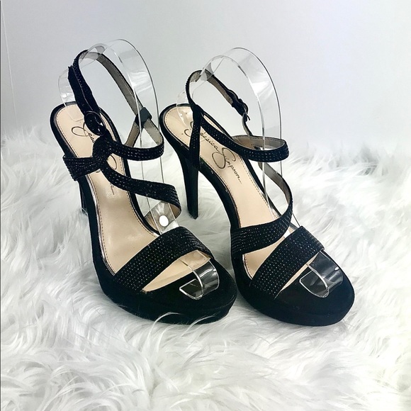 JESSICA SIMPSON Brigid Strappy Heels, Size 9M - Picture 3 of 8